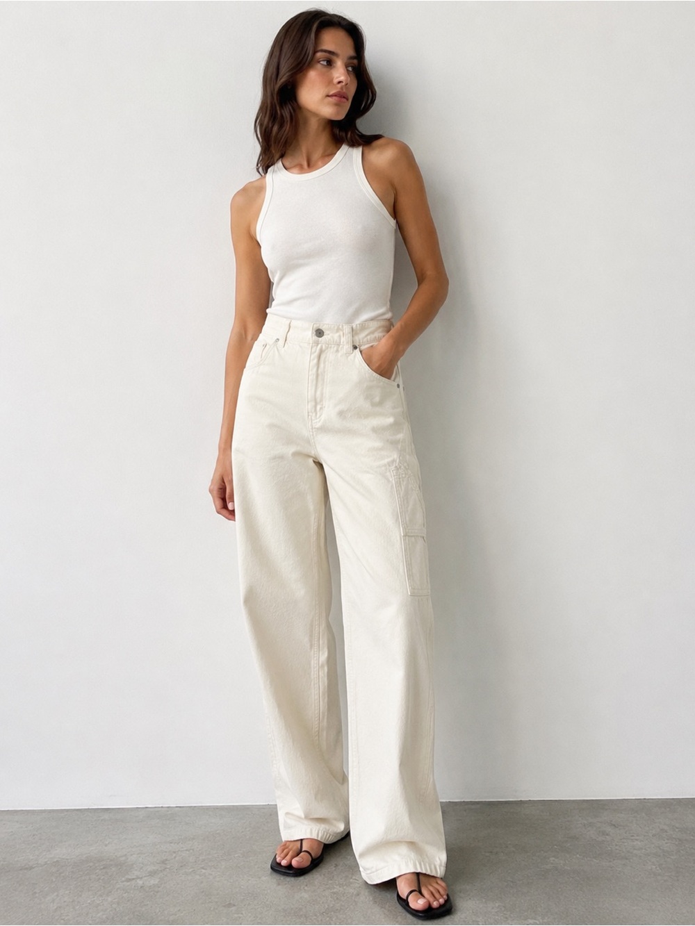 TWP Main Street Pants Relaxed Utility Size 0